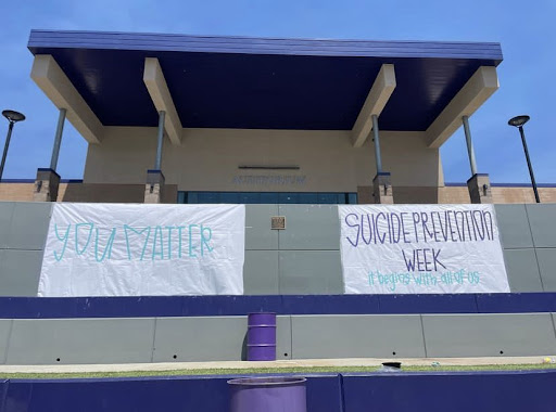 Peer Counseling represents Suicide Prevention Week by hanging up posters around campus