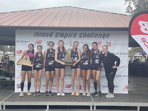 Girls Cross Country Varsity Winners at the Inland Empire challenge