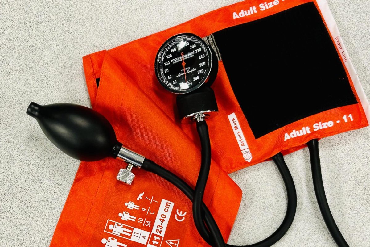 A sphygmomanometer, commonly known as a blood pressure monitor, is used to measure blood pressure.