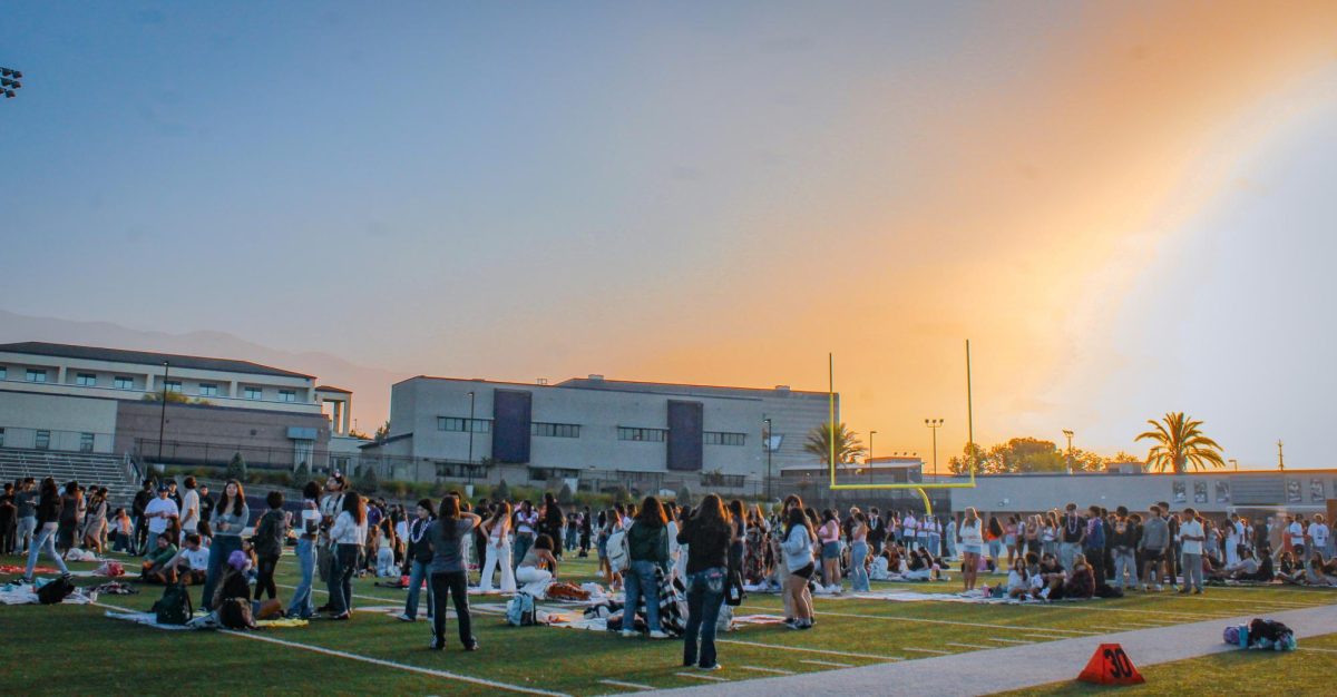 Members of the Class of 2025 participate in the annual Senior Sunrise which took place on Friday, Aug. 23.