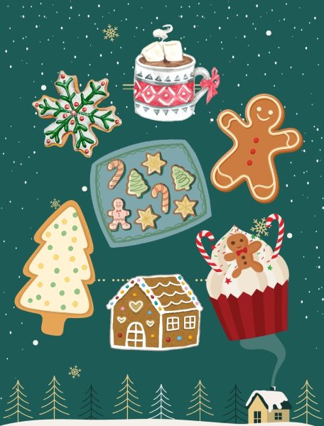 Holiday Treats - graphic created in Canva