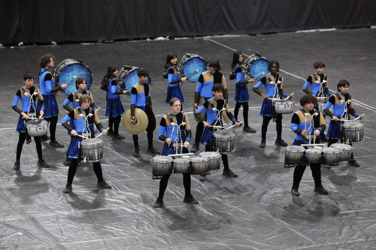 Battery performs a piece from a show with Dance.