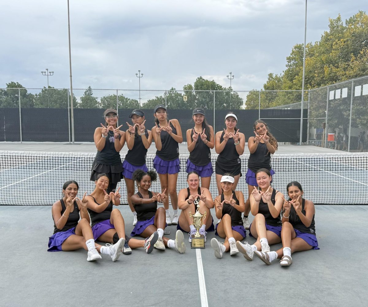 Girls varsity team wins Baseline League Tournament.