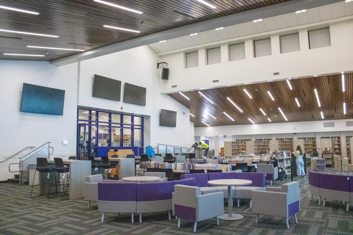The new RCHS library is set to open in early September. 