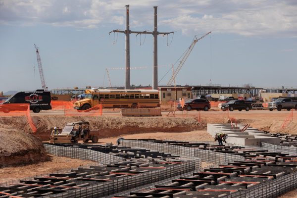Conduits for fiber to connect superclusters of data centers are under construction during a tour of the OpenAI data center in Abilene, Texas, U.S., September 23, 2025.  REUTERS/Shelby Tauber/Pool