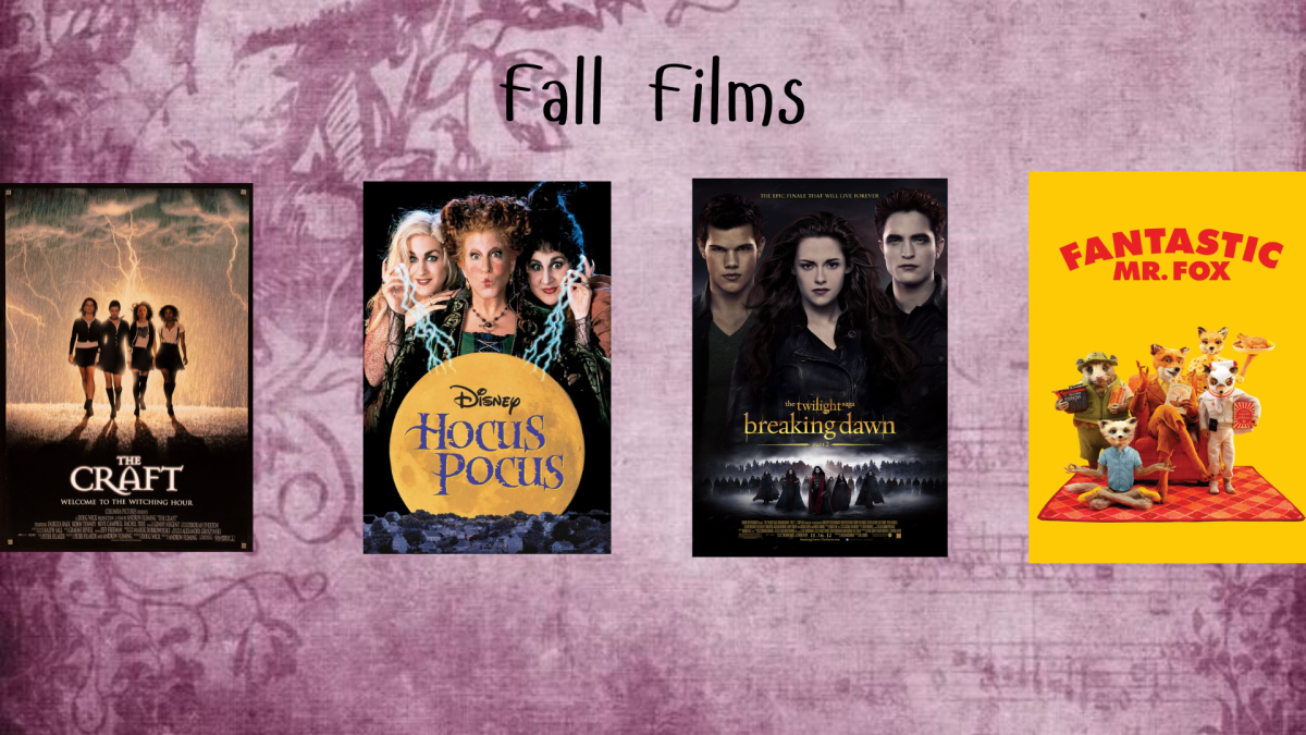 During the fall, RCHS students love to rewatch "The Craft" directed by Andrew Flemming, "Hocus Pocus" directed by Kenny Ortega, and more!