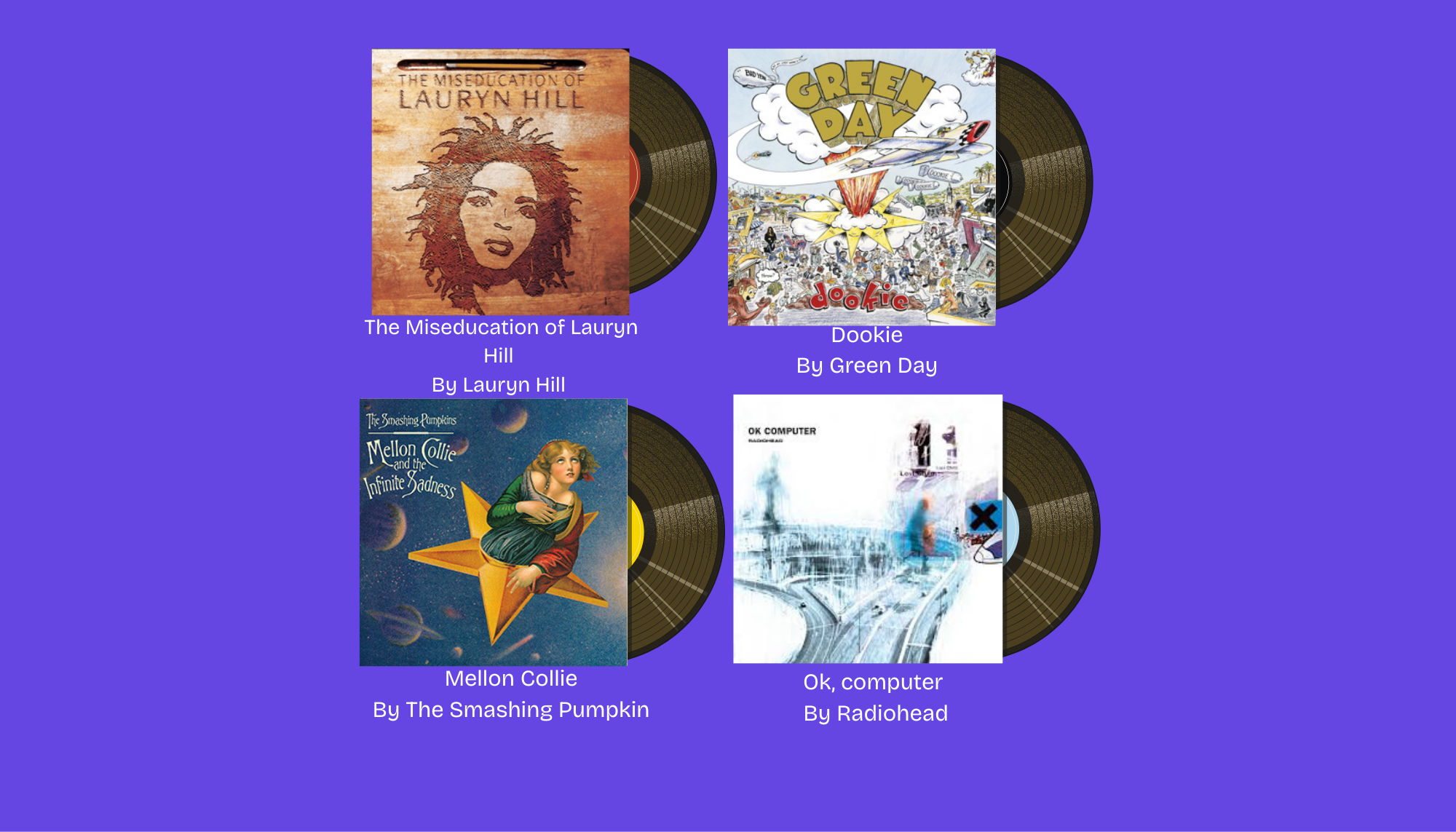Top albums of the 1990s.