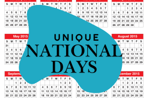 From January to December, companies like National Day Calendar market days like "National Joe Day" or "National Eat A Red Apple Day". 