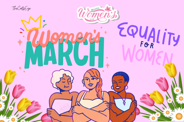 A graphic about women’s history month and the contributions women have made to society.